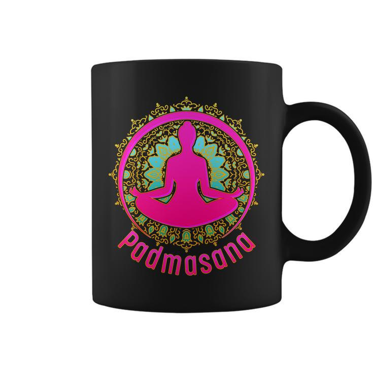 Padmasana Yoga Lotus Pose Coffee Mug