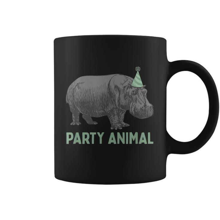 Party Animal Hippo Birthday Gift Funny Hippo Birthday Gift Coffee Mug