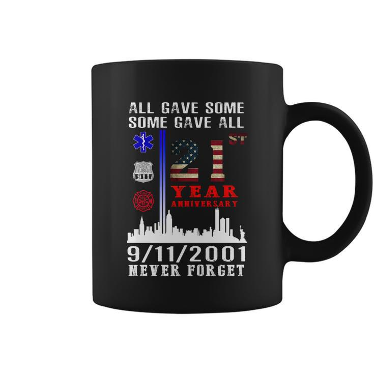 Patriot Day 911 We Will Never Forget Tshirtall Gave Some Some Gave All Patriot V2 Coffee Mug