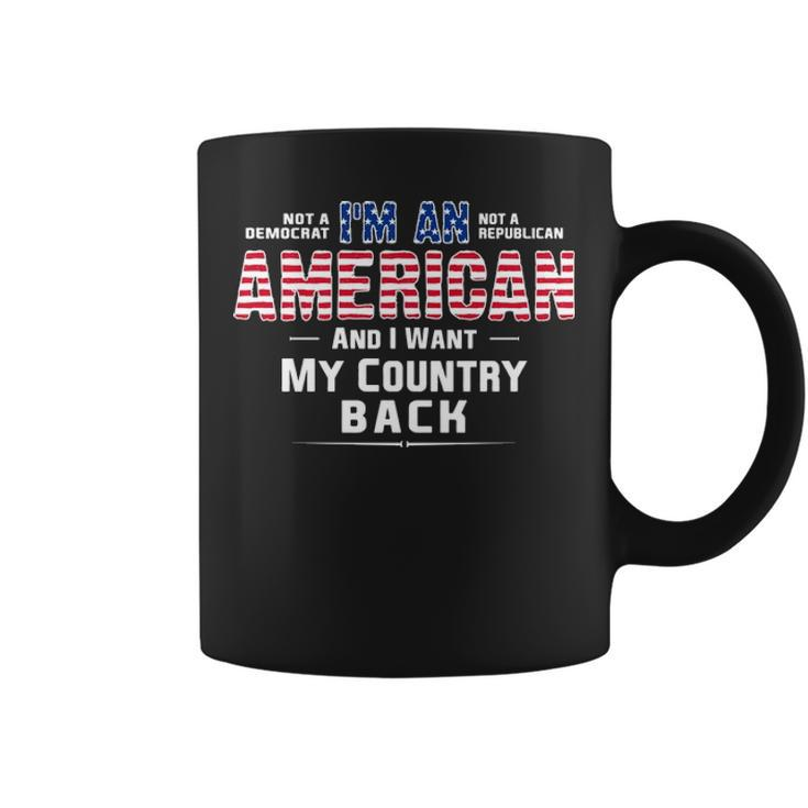 Patriot I Am An American Coffee Mug