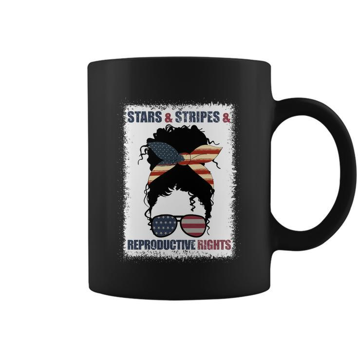 Patriotic 4Th Of July Stars Stripes And Reproductive Rights Meaningful Gift Coffee Mug