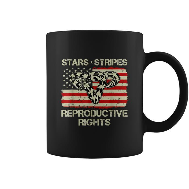 Patriotic 4Th Of July Stars Stripes Reproductive Right V2 Coffee Mug