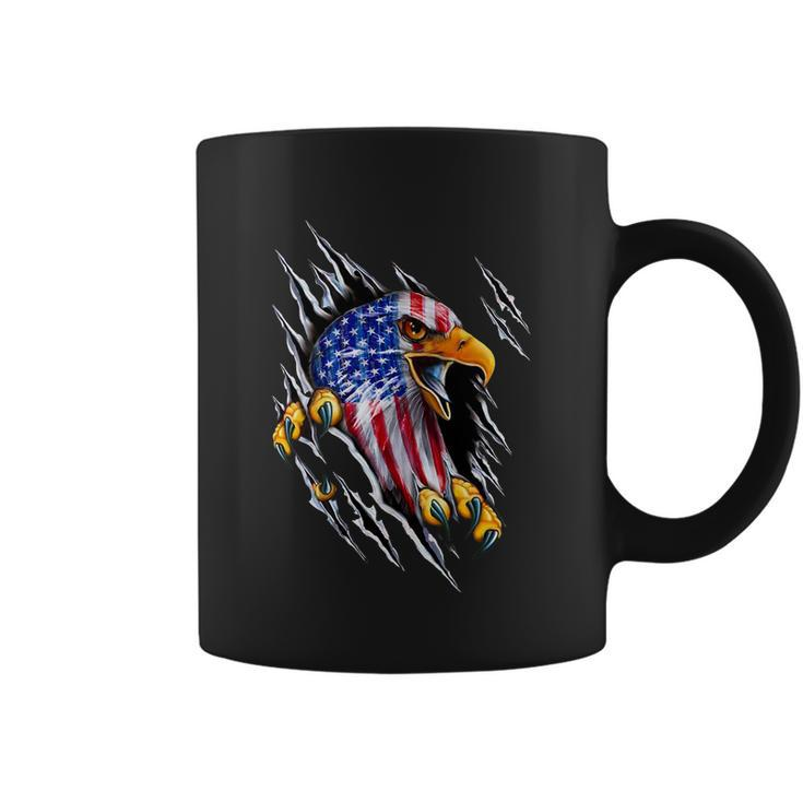 Patriotic Eagle Shirt 4Th Of July Usa American Flag Coffee Mug