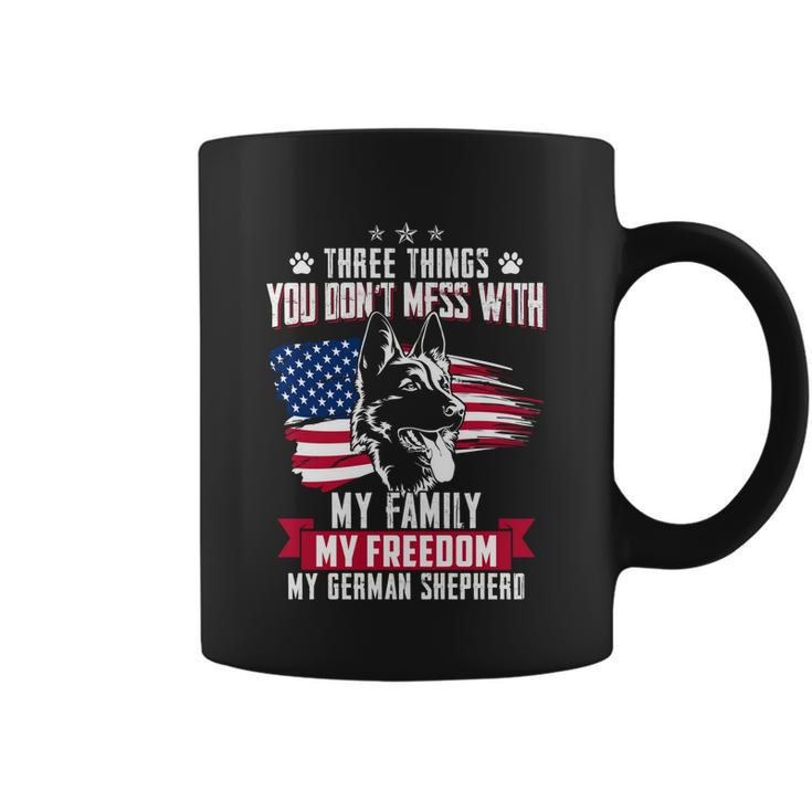 Patriotic German Shepherd American Flag Graphic Shepherd Great Gift Coffee Mug