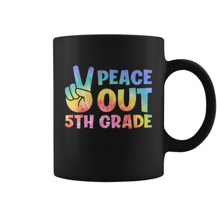 Peace Out 5Th Grade 2022 Graduate Happy Last Day Of School Funny Gift Coffee Mug