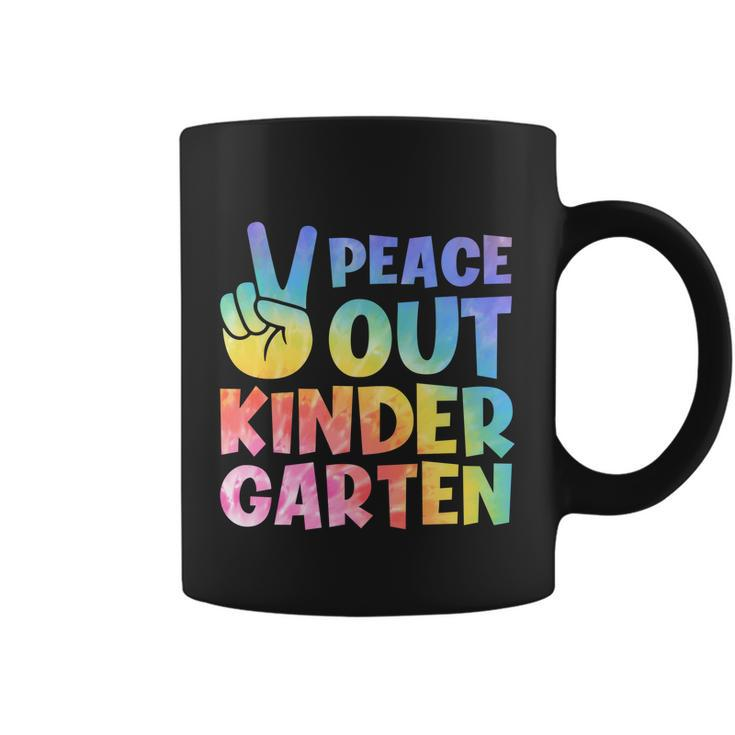 Peace Out Kindergarten Grade 2022 Happy Last Day Of School Gift Coffee Mug