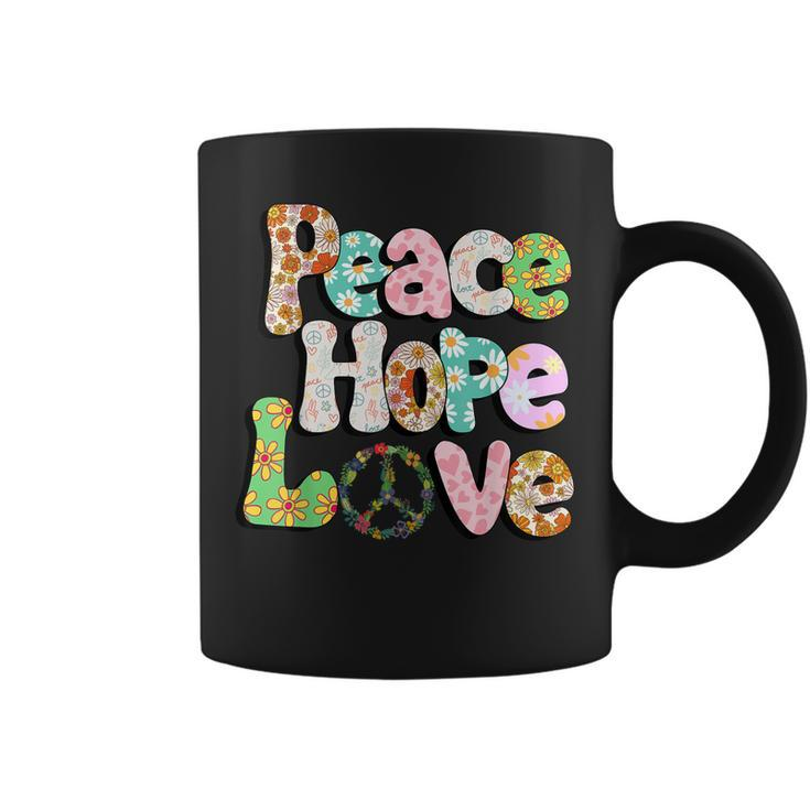 Peace Sign Love 60S 70S Tie Dye Hippie Halloween Costume  V3 Coffee Mug