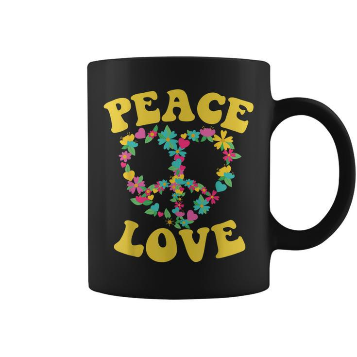 Peace Sign Love 60S 70S Tie Dye Hippie Halloween Costume  V7 Coffee Mug