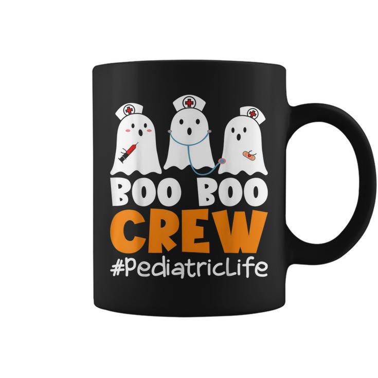 Pediatric Life Boo Boo Crew Nurse Ghost Halloween Costume Coffee Mug