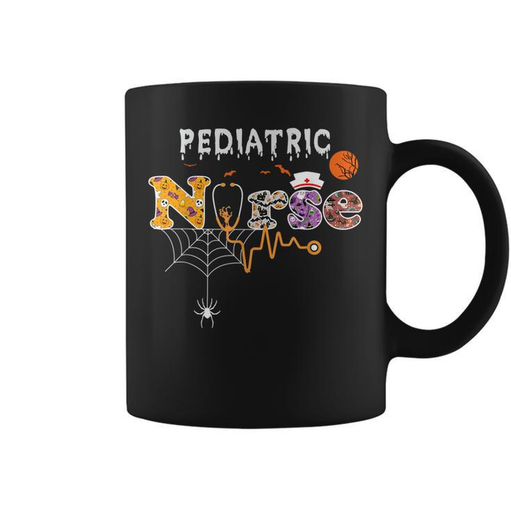 Pediatric Nurse Halloween Costume Stethoscope Spider Witch  Coffee Mug