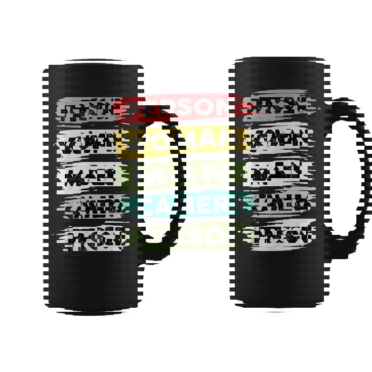Person Woman Man Camera Prison Coffee Mug