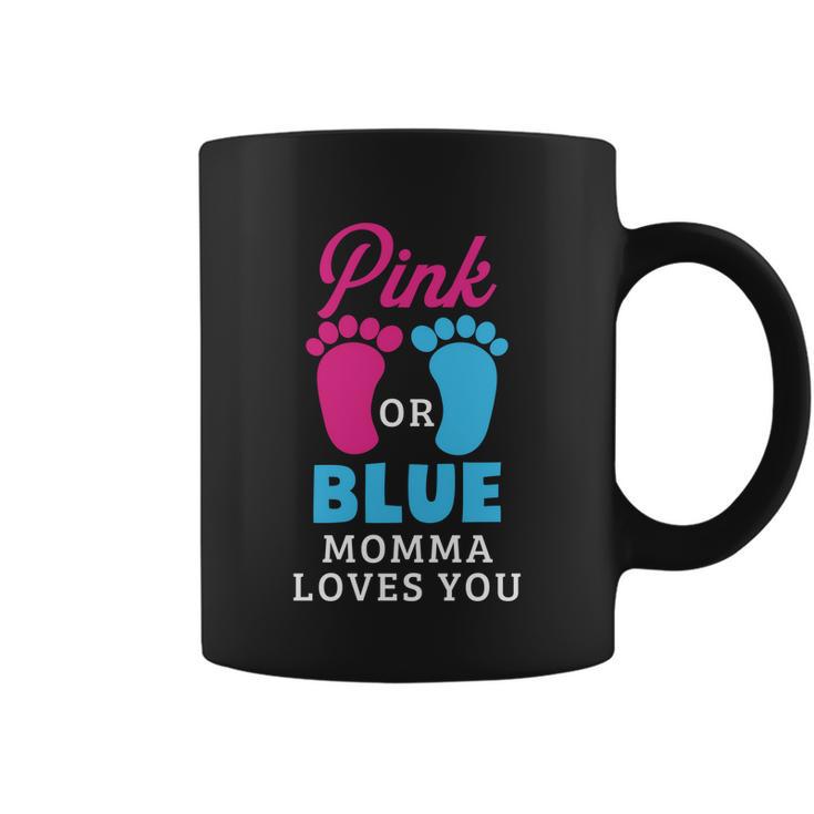 Pink Or Blue Pa Loves You Gender Reveal Meaningful Gift Coffee Mug