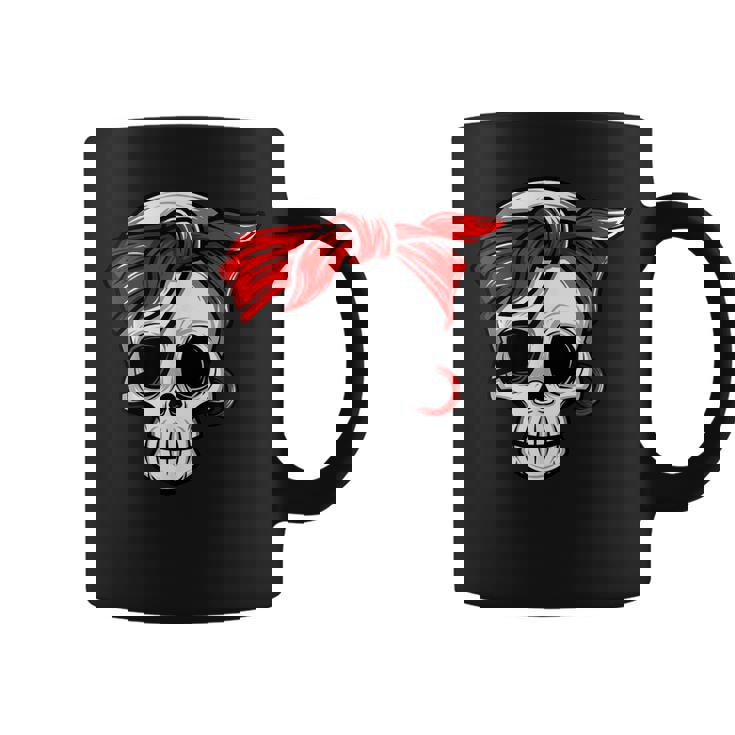 Pirate Dead With Eye Patch Red Bandana Halloween Diy Costume  Coffee Mug