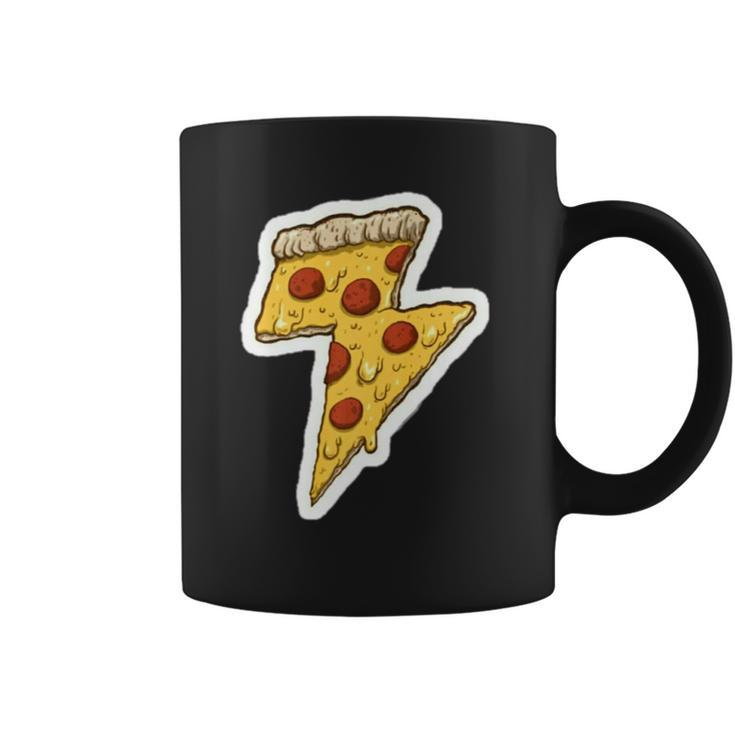 Pizza Lightning Bolt Coffee Mug