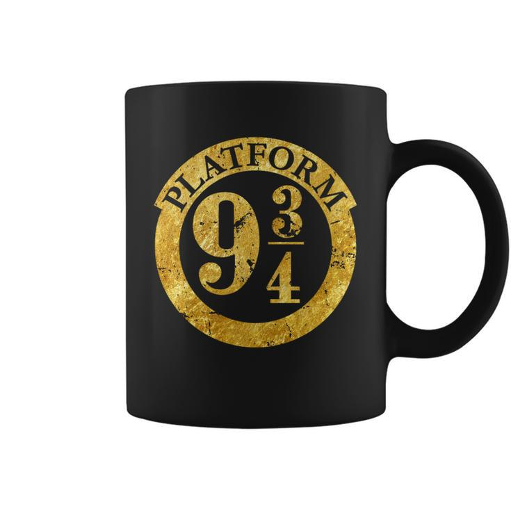 Platform 9 34 Golden Logo Coffee Mug