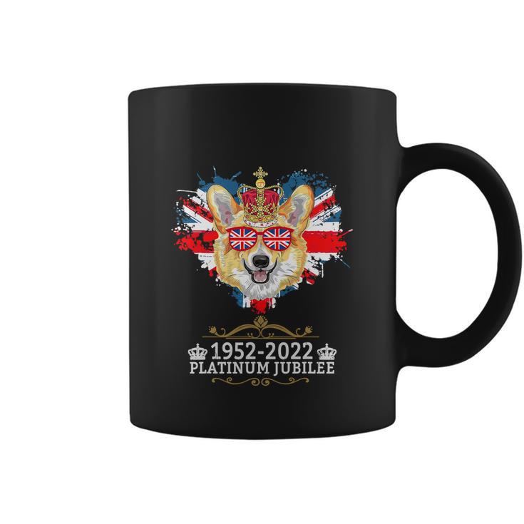 Platinum Jubilee 2022 Union Jack For 4Th Of July Jubilee Corgi Coffee Mug