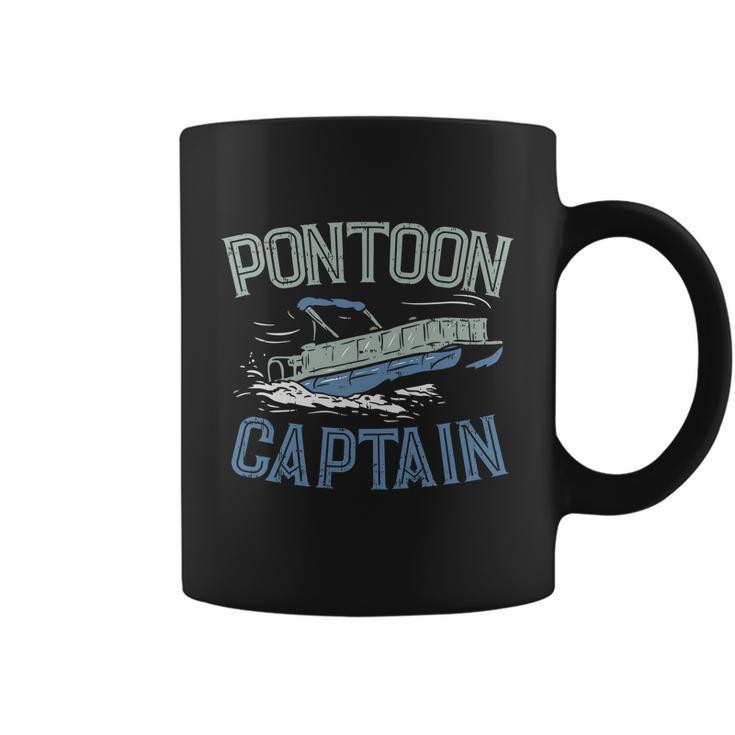 Pontoon Captain Shirt Whos The Captain Of This Ship Coffee Mug