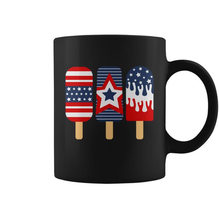 Popsicle Red White Blue American Graphic Plus Size Shirt For Men Women Family Coffee Mug