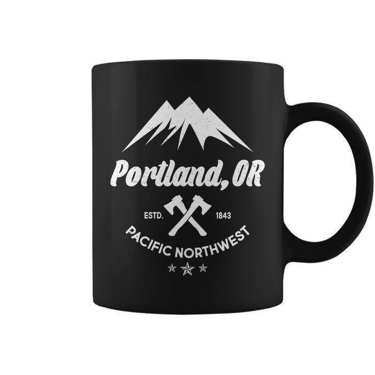 Portland Oregon Estd1843 Pacific Northwest Tshirt Coffee Mug