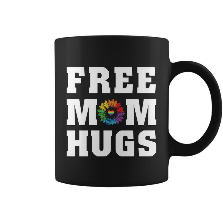 Pride Month Free Mom Hugs Rainbow Lgbt Coffee Mug