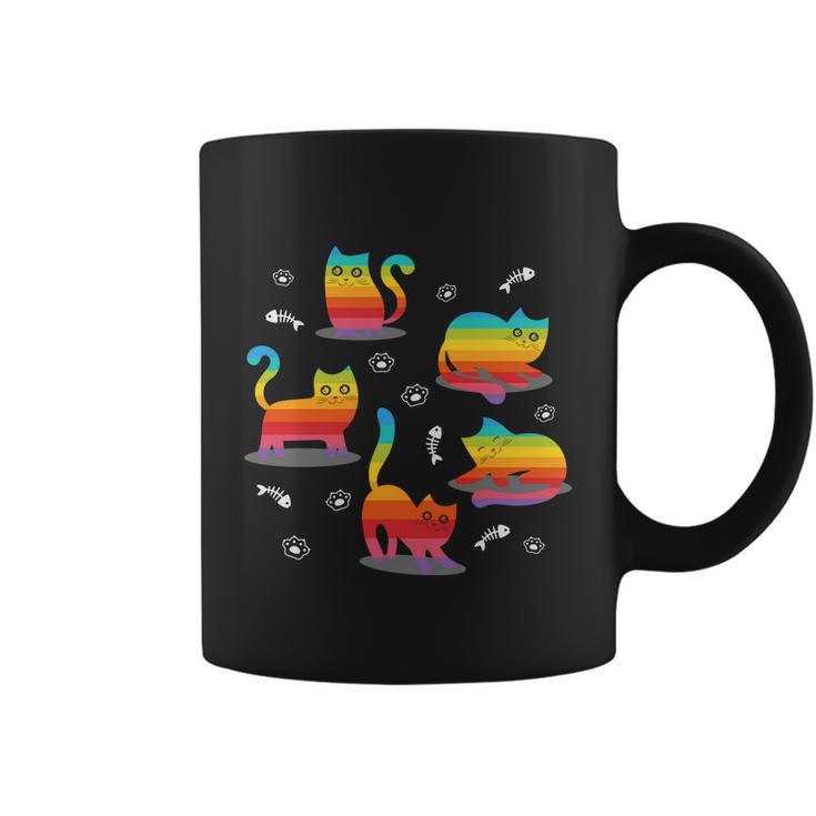 Pride Month Lgbtq Cat Kawaii Gay Pride Coffee Mug