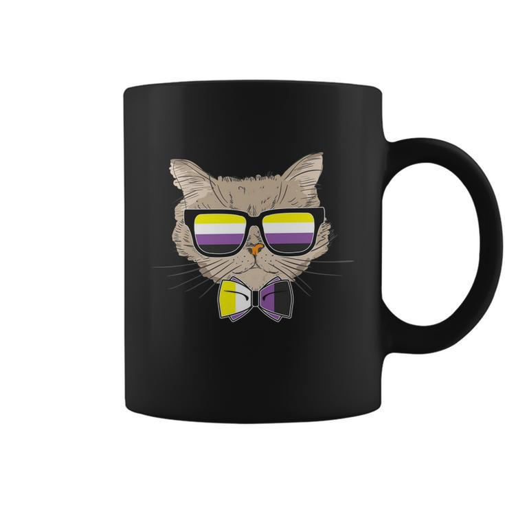 Pride Month Nonbinary Gay Pride Cat Lgbt Coffee Mug