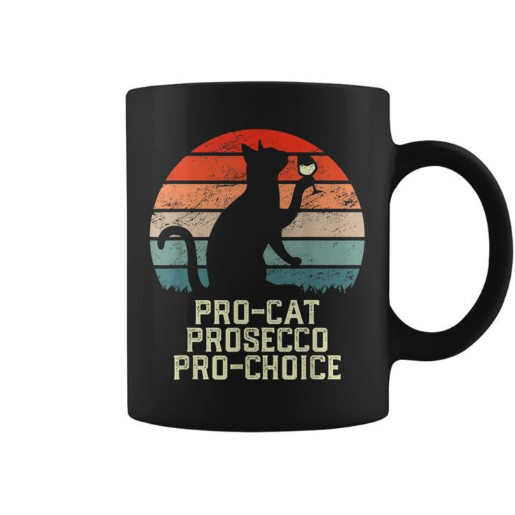 Pro-Cat Prosecco Pro Choice Scotus Defend Roe Funny Meme  Coffee Mug