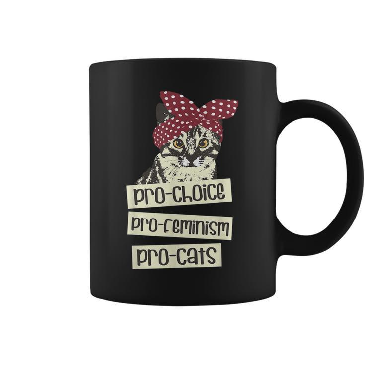 Pro Choice Pro Feminism Pro Cats Feminism Feminist  V2 Coffee Mug