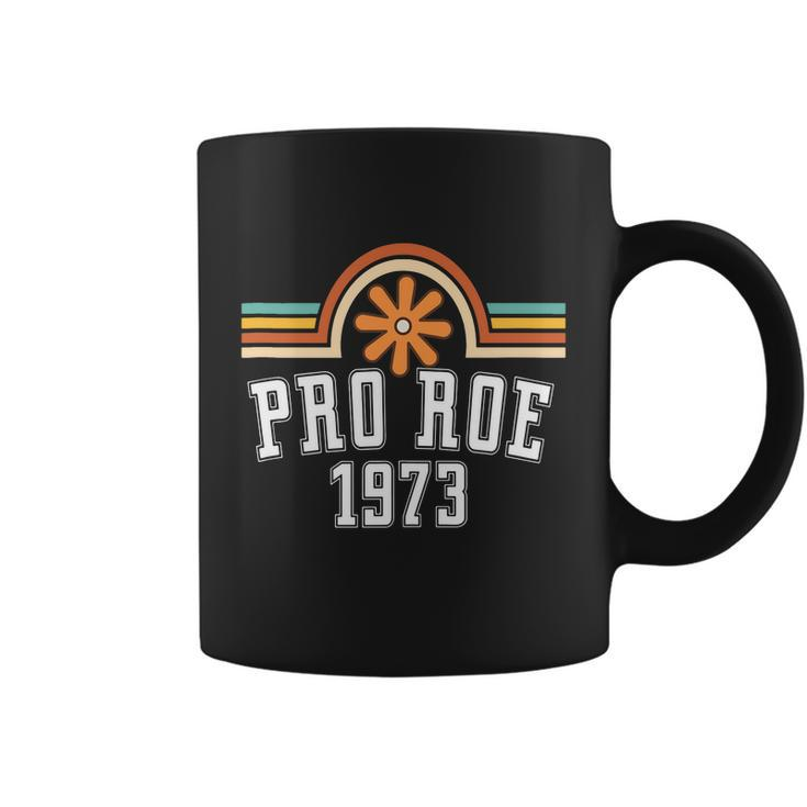 Pro Roe 1973 Rainbow Womens Rights Coffee Mug
