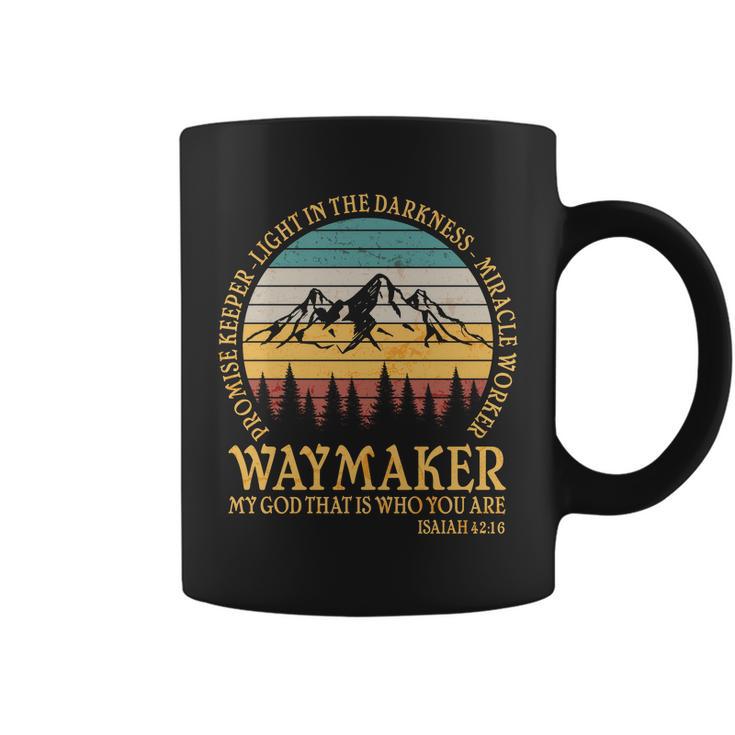 Promise Keeper Waymaker Isaiah Forest Mountains Coffee Mug