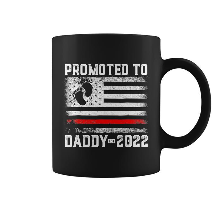 Promoted To Daddy 2022 First Time Fathers Day New Dad Gifts Tshirt Coffee Mug