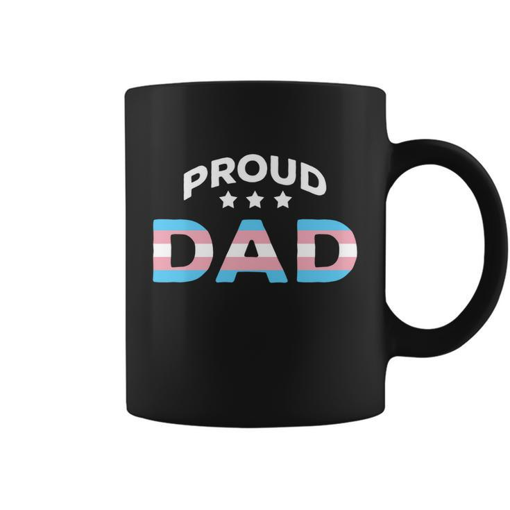 Proud Dad Of Transgender Lgbt Trans Flag Meaningful Gift Design Funny Gift Coffee Mug