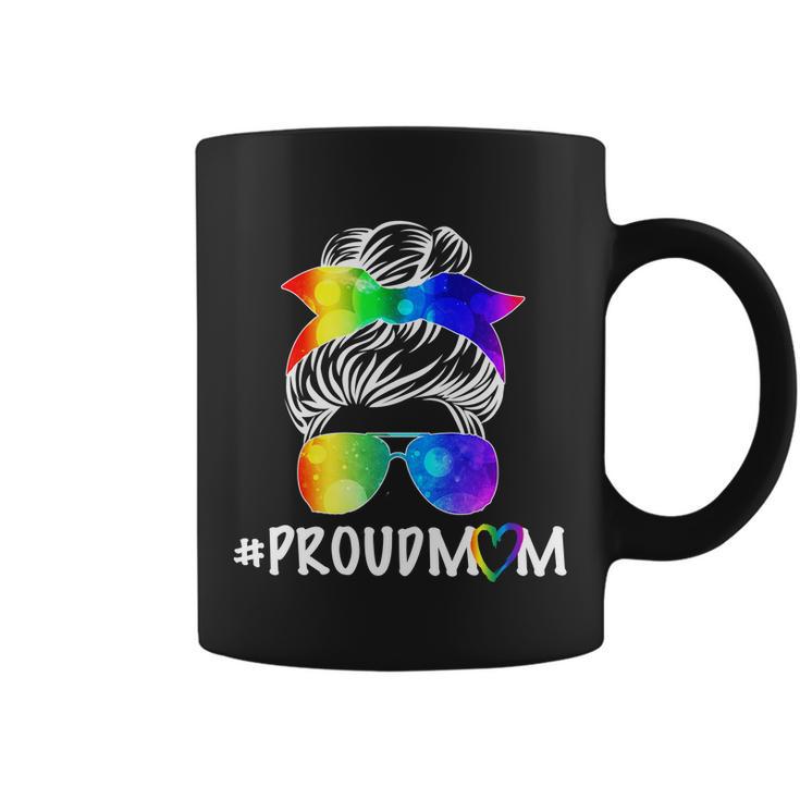 Proud Mom Lgbt Rainbow Pride Tshirt Coffee Mug