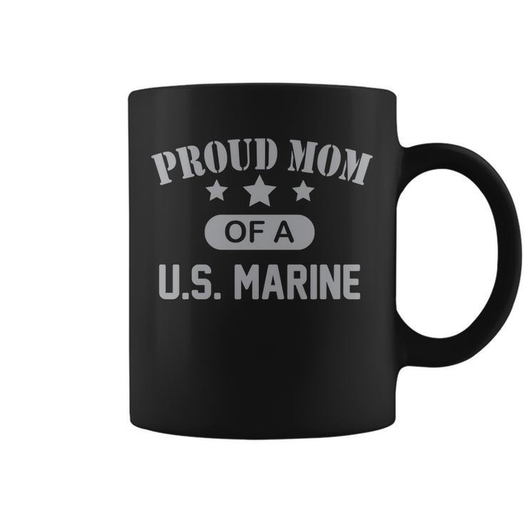 Proud Mom Of A Us Marine Tshirt Coffee Mug