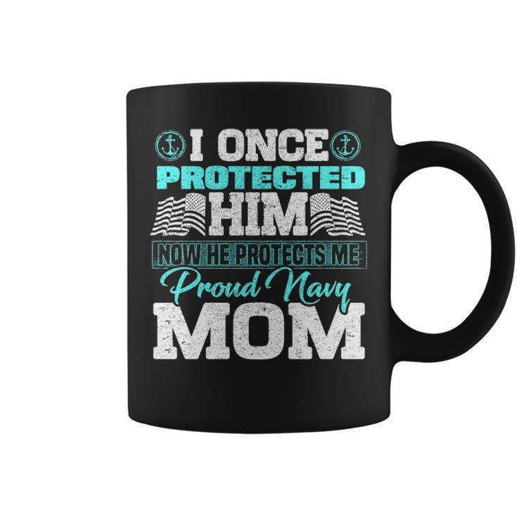 Proud Navy Mom V3 Coffee Mug