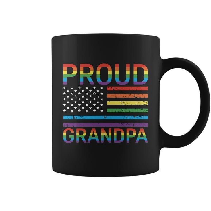 Proud Pride Grandpa Flag Graphic 4Th July Plus Size Shirt Coffee Mug