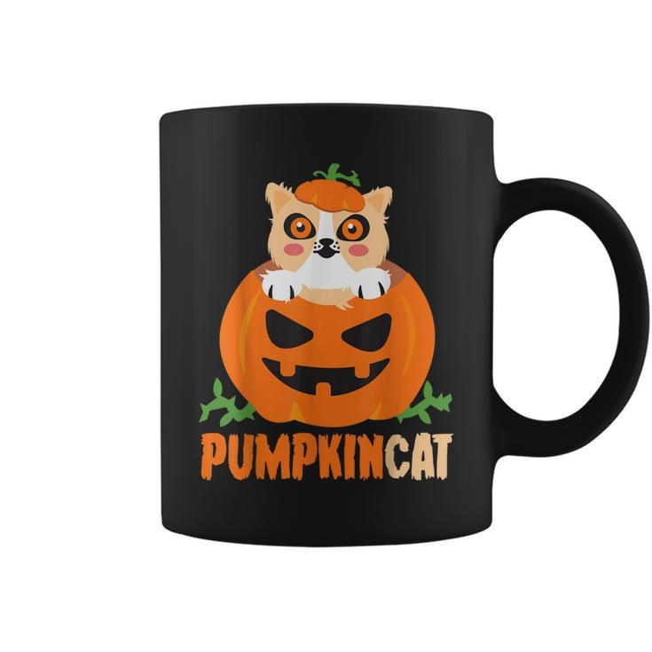 Pumpkin Cat Cute Kitty Trick Or Treat Halloween Costume  Coffee Mug