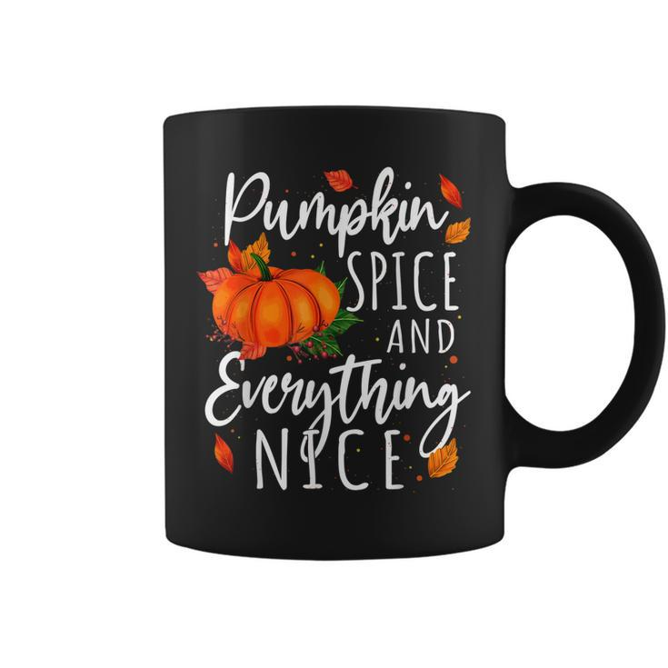 Pumpkin Spice And Everything Nice Thanksgiving Fall Autumn  Coffee Mug