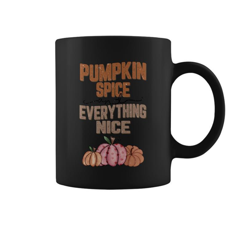 Pumpkin Spice And Everything Nice Thanksgiving Quote Coffee Mug