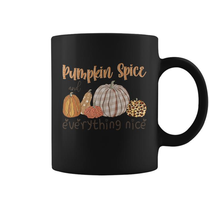 Pumpkin Spice And Everything Nice Thanksgiving Quote V2 Coffee Mug