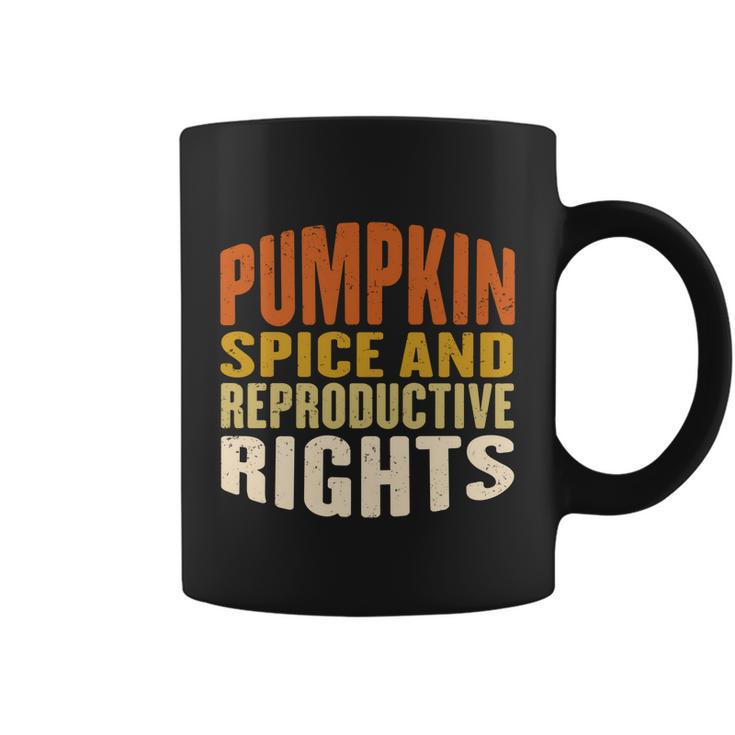 Pumpkin Spice And Reproductive Rights Fall Feminist Choice Gift Coffee Mug