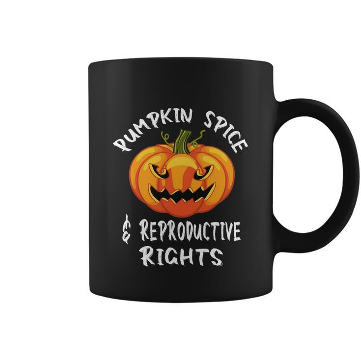 Pumpkin Spice And Reproductive Rights Fall Feminist Choice Gift V11 Coffee Mug