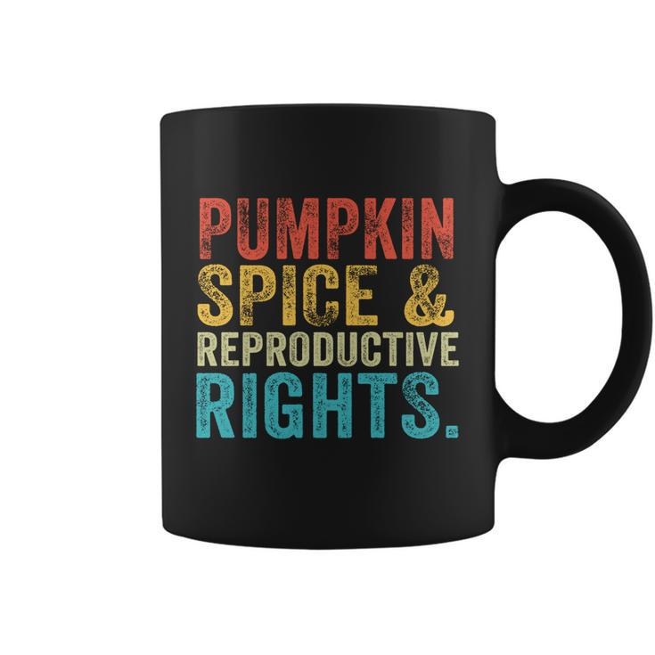 Pumpkin Spice And Reproductive Rights Fall Feminist Choice Gift V3 Coffee Mug