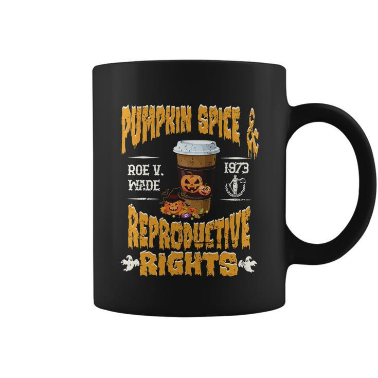 Pumpkin Spice And Reproductive Rights Fall Feminist Choice Gift V5 Coffee Mug