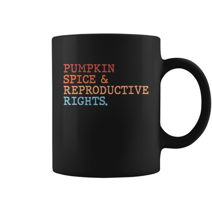 Pumpkin Spice And Reproductive Rights Fall Feminist Choices Gift Coffee Mug
