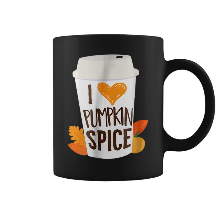 Pumpkin Spice Coffee Latte Fall Autumn Season And Halloween  Coffee Mug