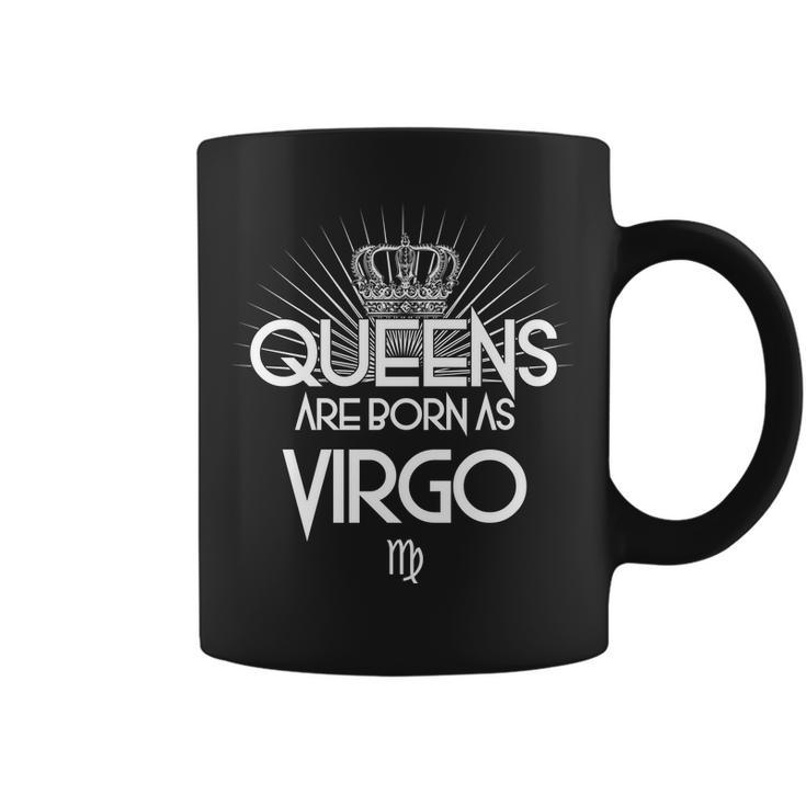 Queens Are Born As Virgo Tshirt Coffee Mug