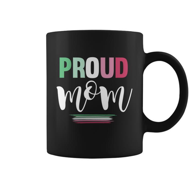 Queer Proud Mom Gay Pride Lgbt Mothers Day Abrosexual Great Gift Coffee Mug