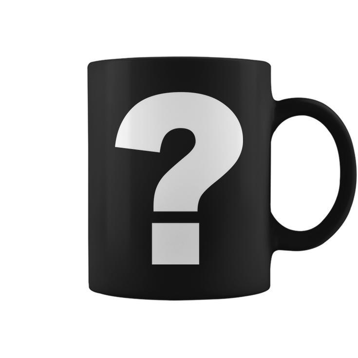 Question Mark Logo Tshirt Coffee Mug