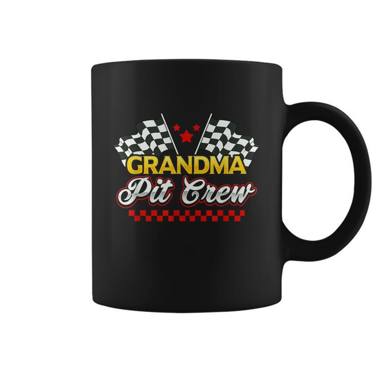 Race Car Birthday Party Racing Family Grandma Pit Crew Coffee Mug